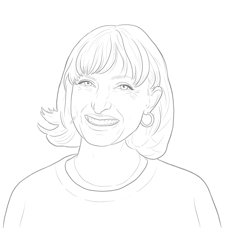 Portrait illustration of Samantha Peppard